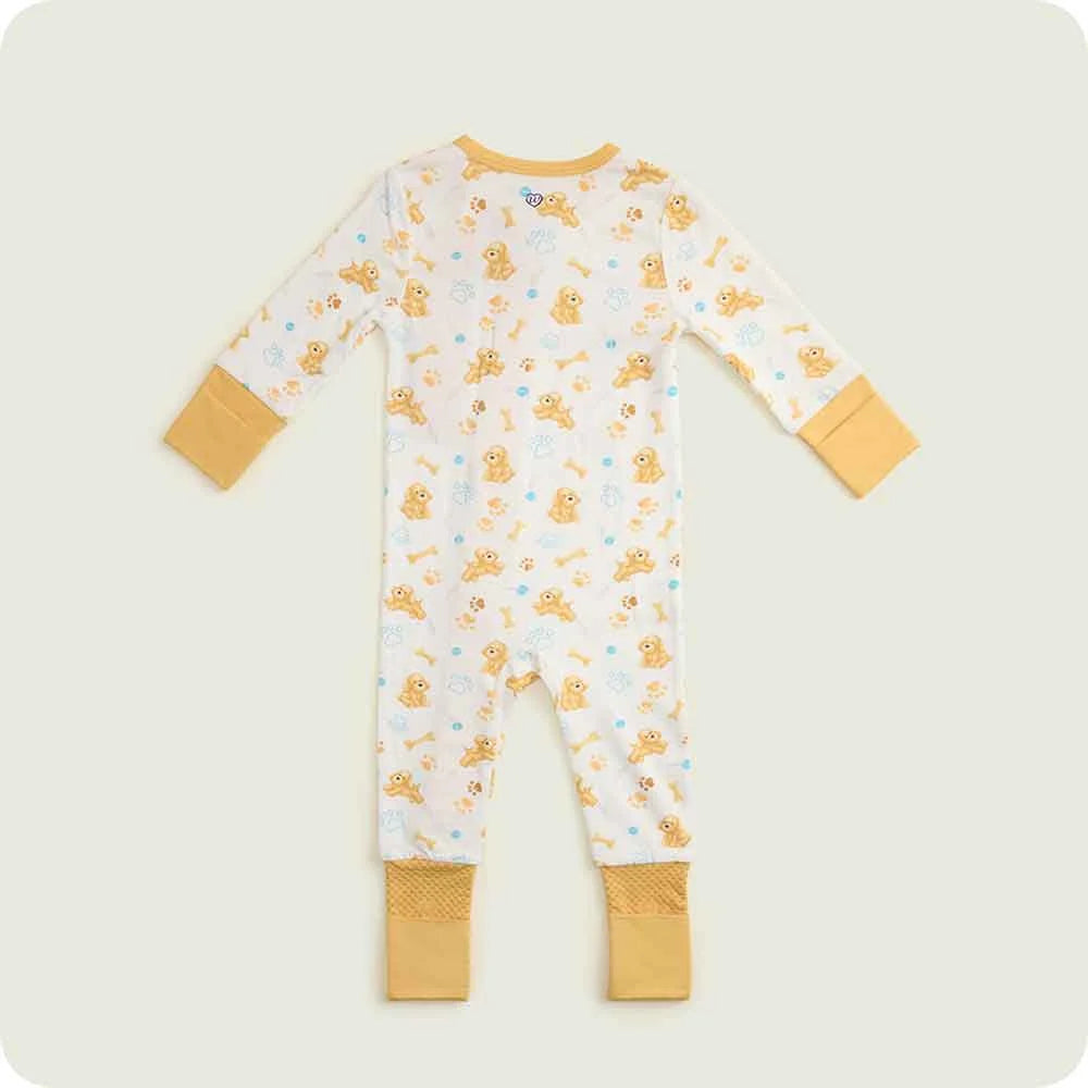 Golden Dog Footie Pajamas