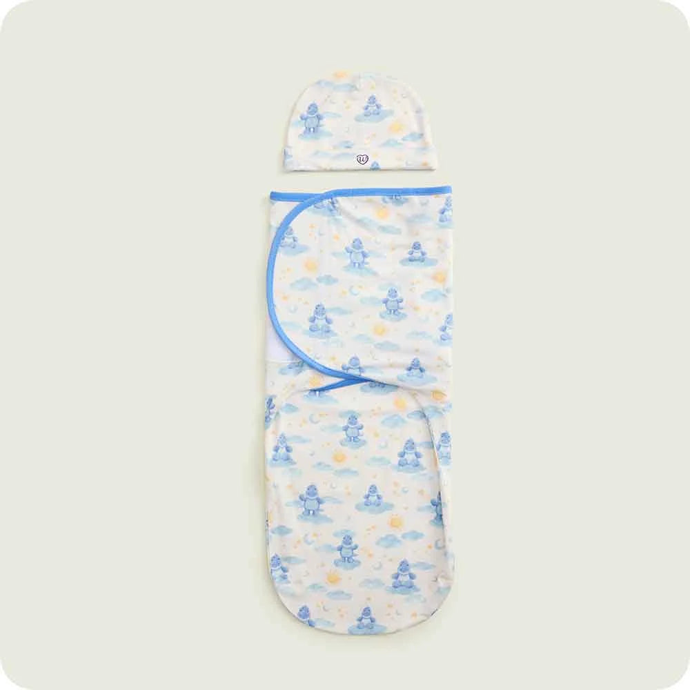 Trex Swaddle & Beanie Gift Set