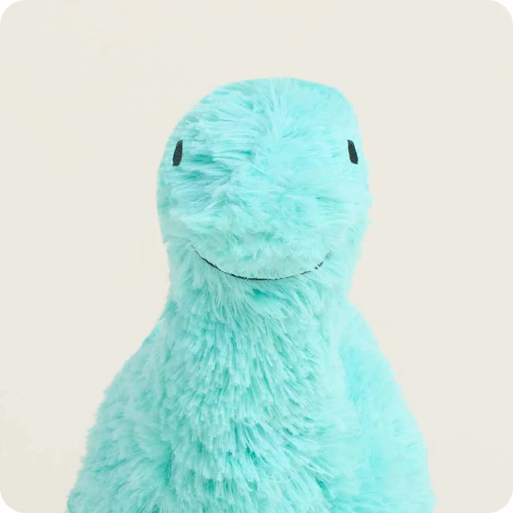 Teal Long Neck Dinosaur Warmies Junior