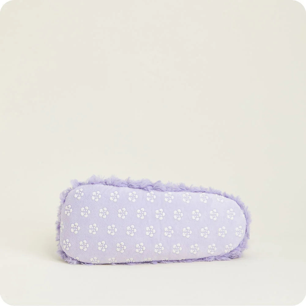 Curly Purple Slippers Warmies®