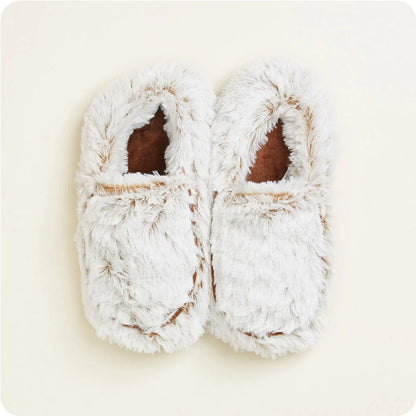 XL Marshmallow Brown Slippers Warmies