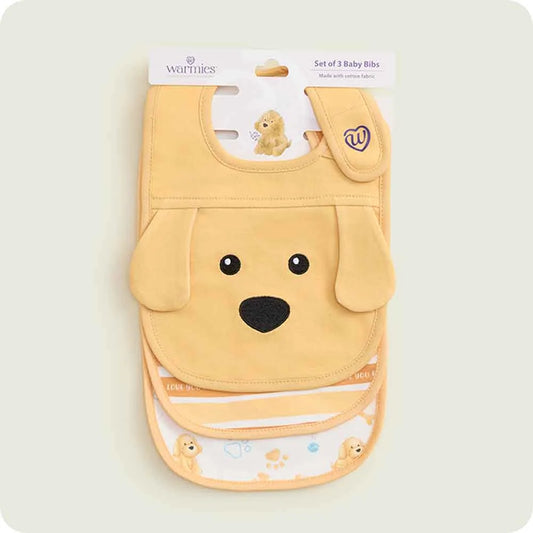 Golden Dog Bib Set