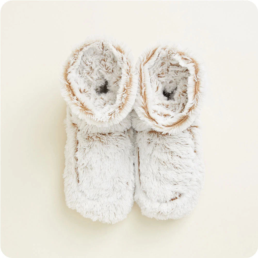 Marshmallow Brown Boots Warmies®