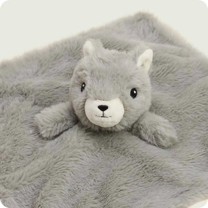 Gray Squirrel Lovey Blanket Warmies