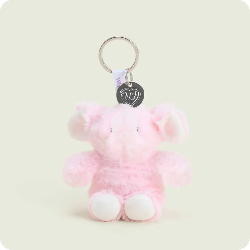 Pink Elephant Warmies Mini Bag Charm