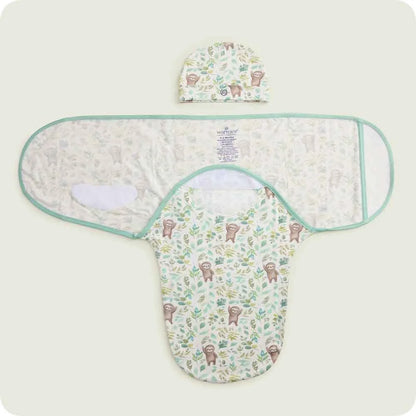 Sloth Swaddle & Beanie Gift Set