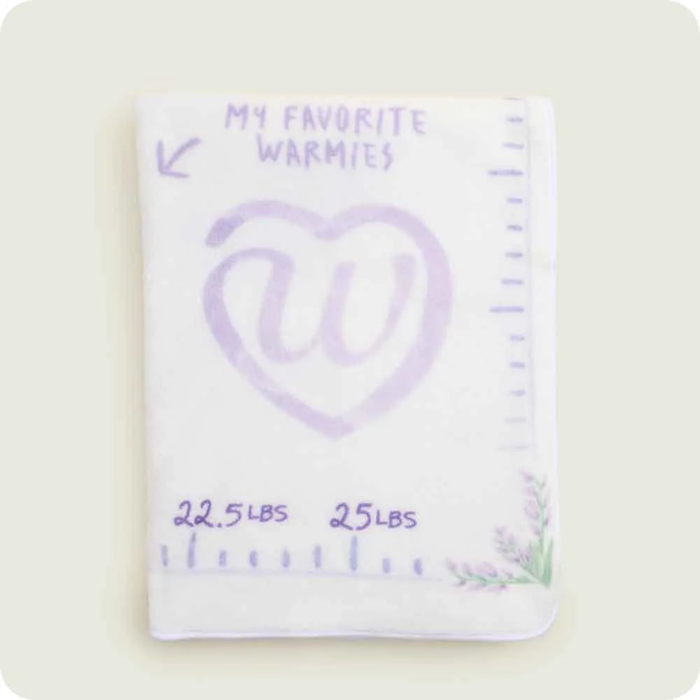 Baby Milestone Blanket Warmies