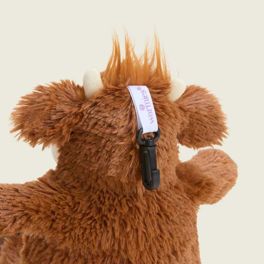 Highland Cow Warmies Bag Charm