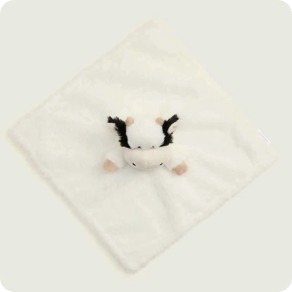 Black and White Cow Lovey Blanket Warmies
