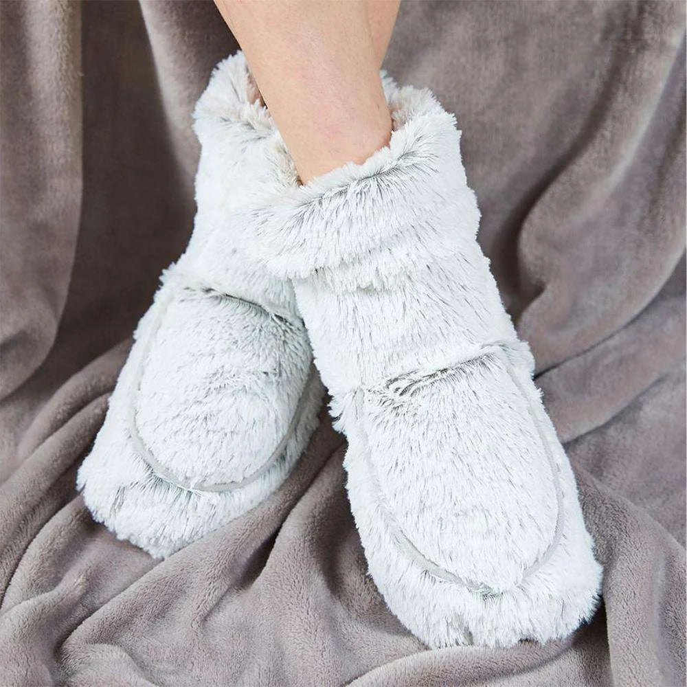Marshmallow Gray Boots Warmies®