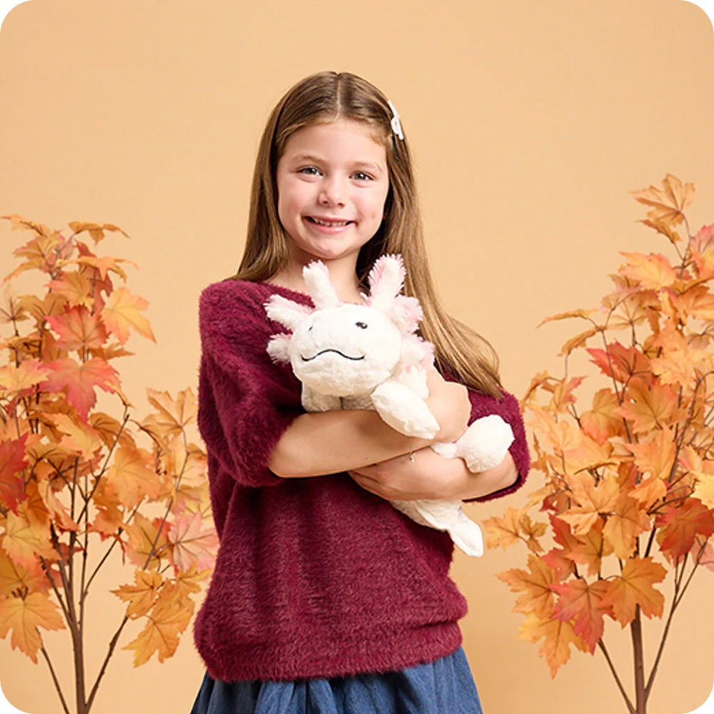 White Axolotl Warmies