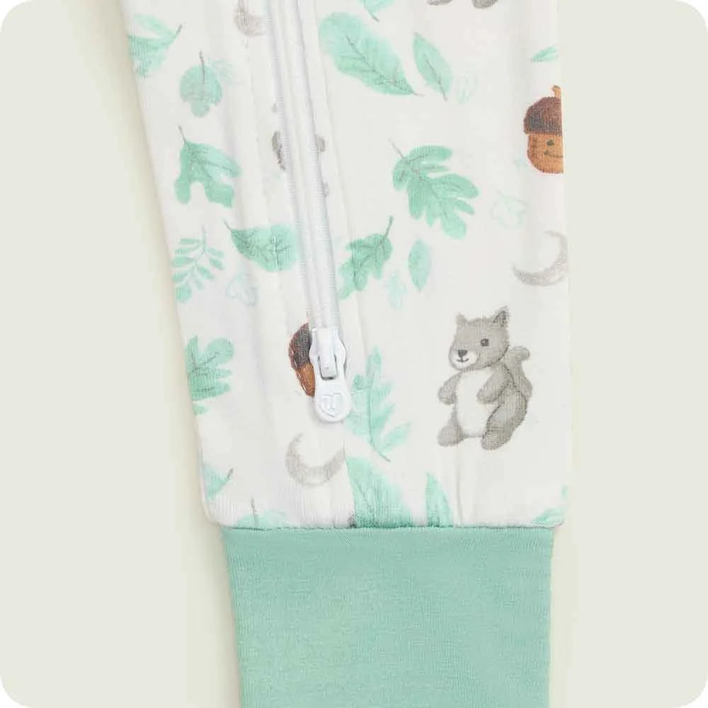 Gray Squirrel Footie Pajamas