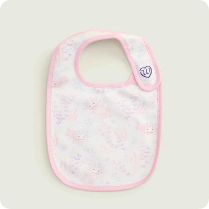 Pink Axolotl Bib Set