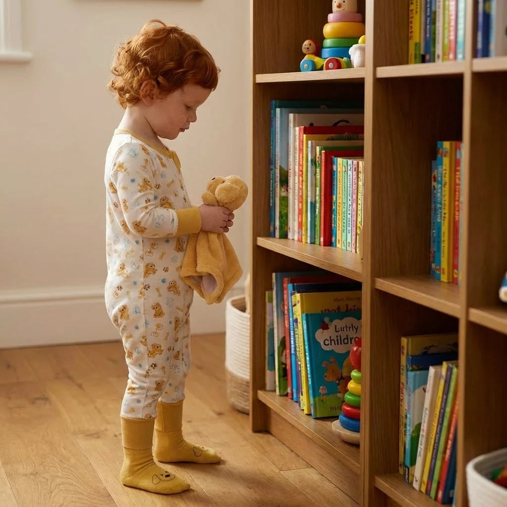 Golden Dog Footie Pajamas
