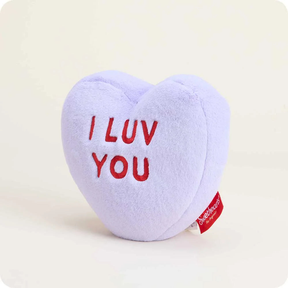 Sweethearts Purple I Luv You Heart Warmies