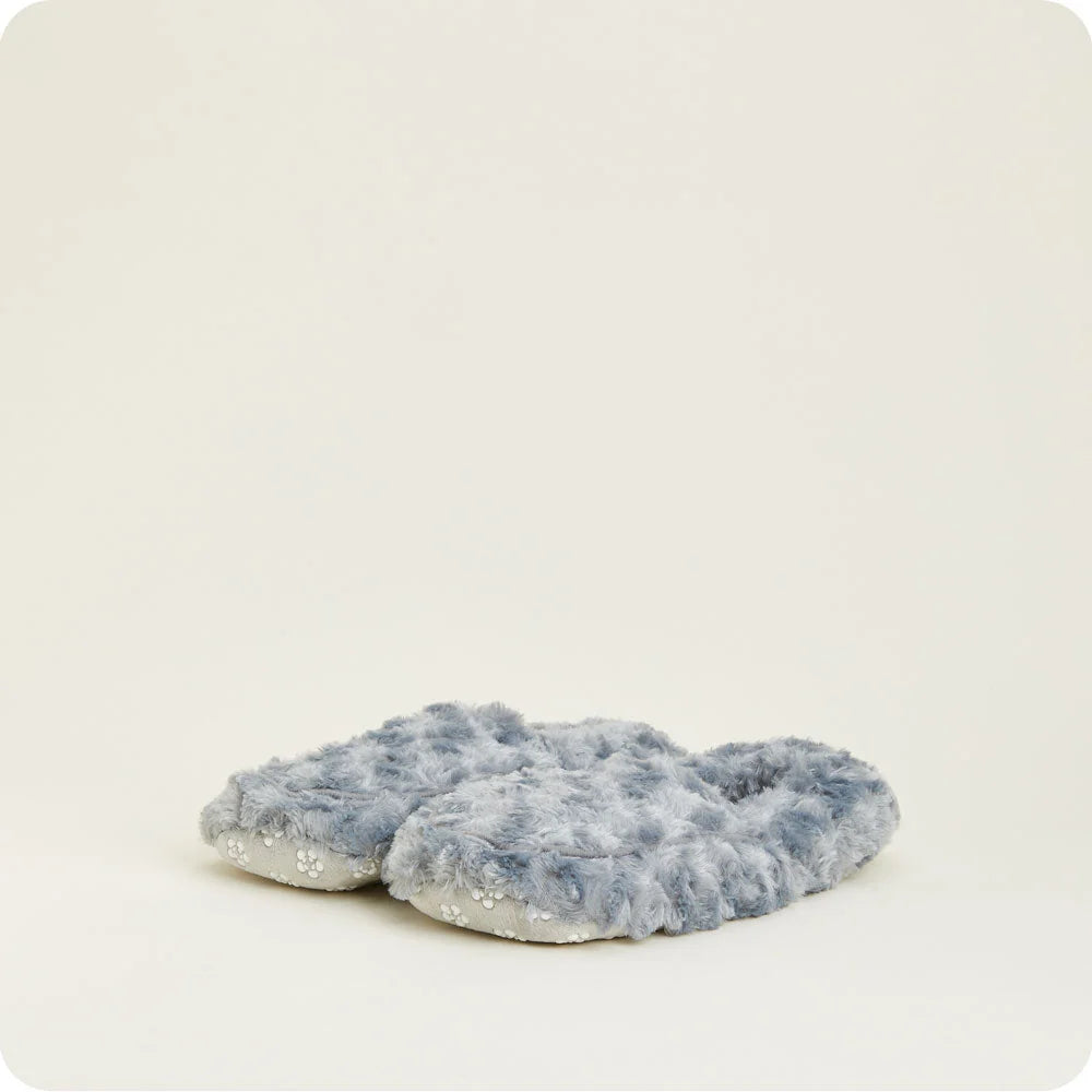 Curly Gray Slippers Warmies®