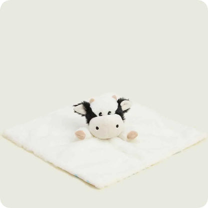 Black and White Cow Lovey Blanket Warmies