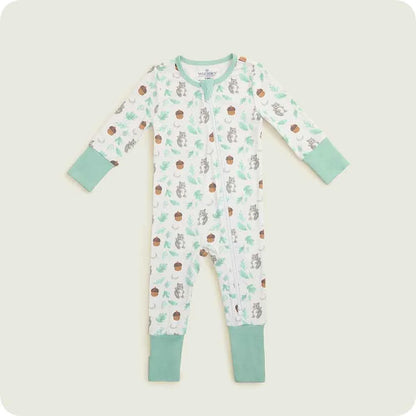 Gray Squirrel Footie Pajamas