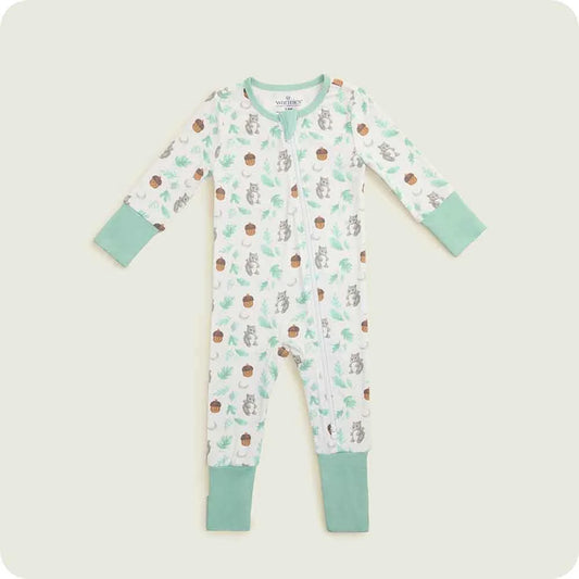 Gray Squirrel Footie Pajamas