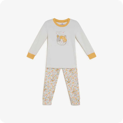 Calico Cat Long Pajamas