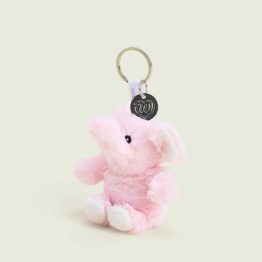 Pink Elephant Warmies Mini Bag Charm