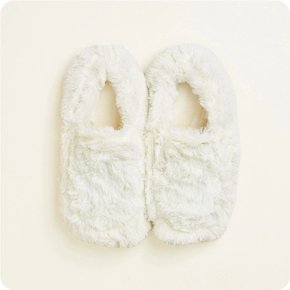 Cream Heatable Slippers Warmies®