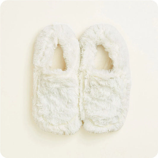 Cream Heatable Slippers Warmies®