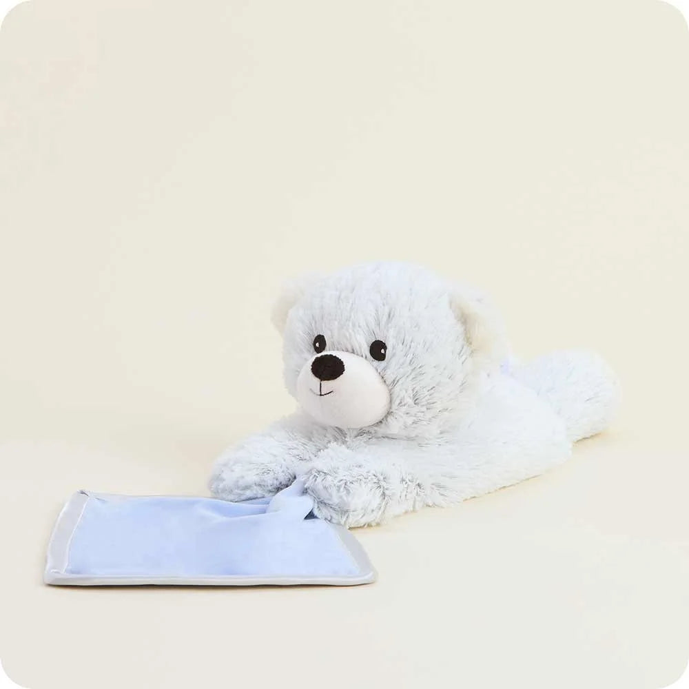 Marshmallow Bear Security Blanket Warmies