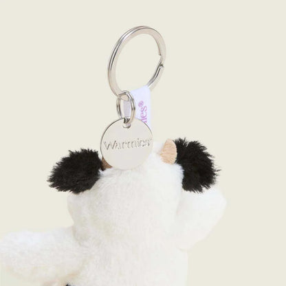 Black and White Cow Warmies Mini Bag Charm
