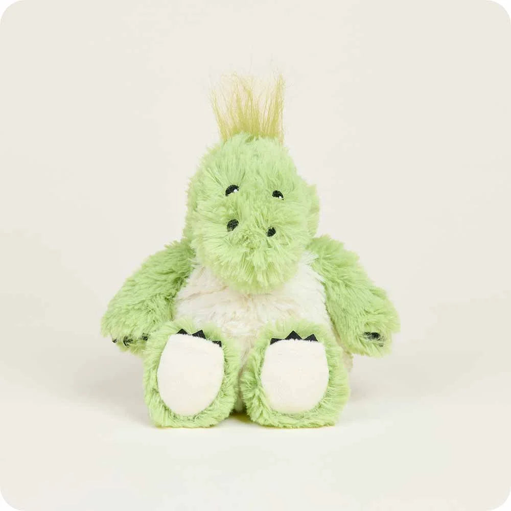 Green Dinosaur Warmies Junior