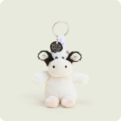 Black and White Cow Warmies Mini Bag Charm