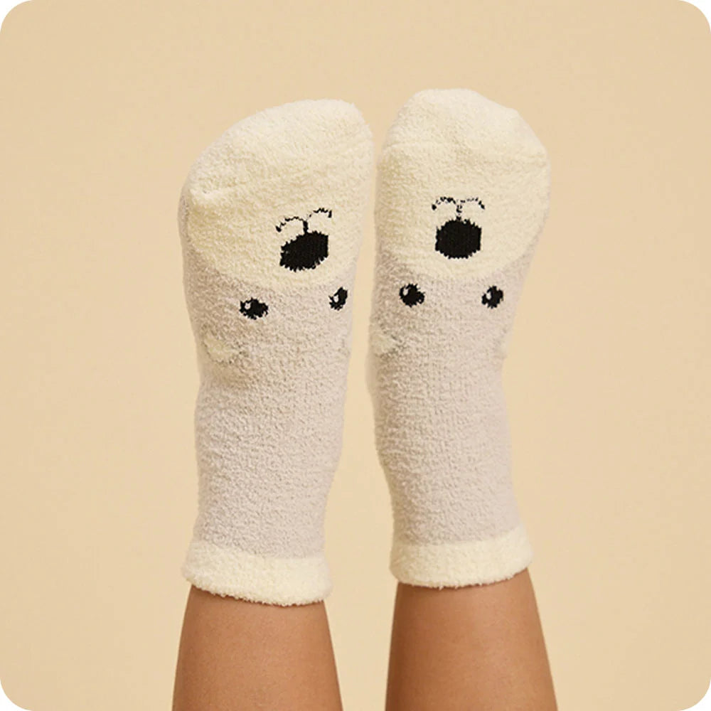 Marshmallow Bear Non-Slip Socks